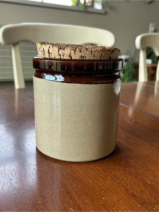 Vintage Other - Vintage Moira Pottery Ceramic Storage Jar EUC